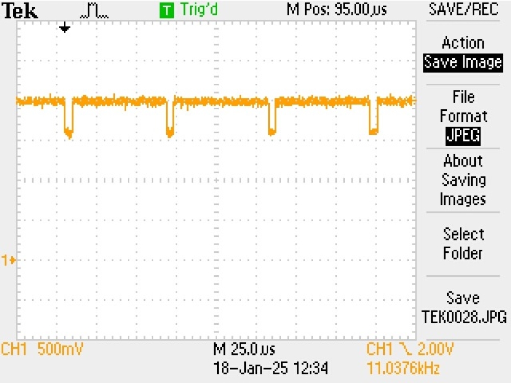 CXA1145のY信号出力