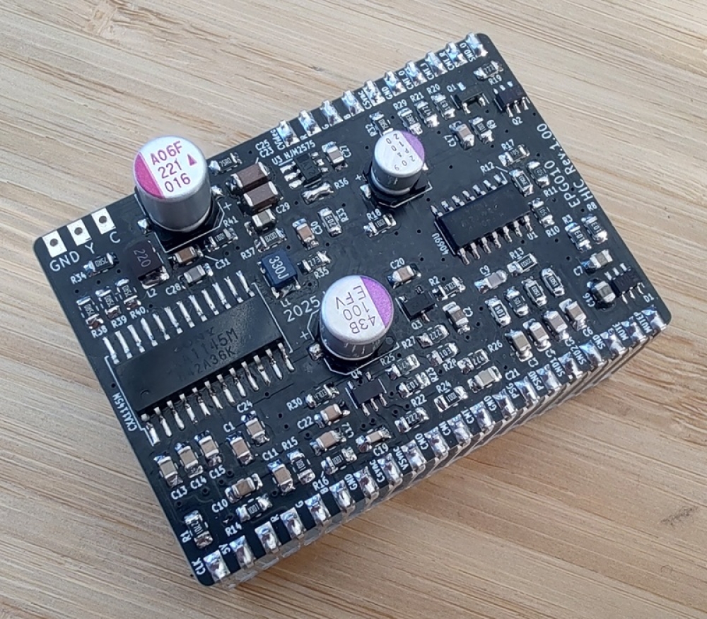 HICクローンRev.1部品をすべてはんだ付け完了
