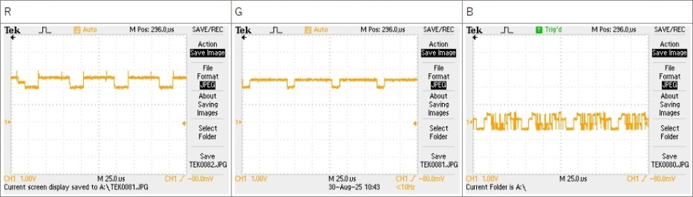 CXA1145M入力端子部の信号
